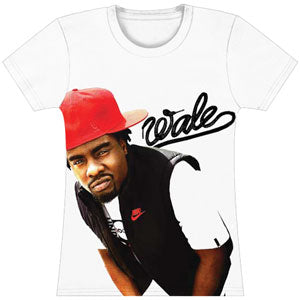 Wale Red Hat Photo Soft Junior Top Front