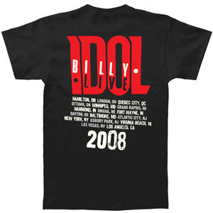 Billy Idol Amp 08 Tour T-shirt