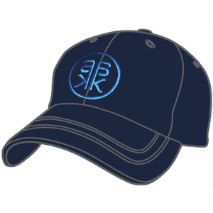 Alicia Keys Blue Logo Baseball Cap Front