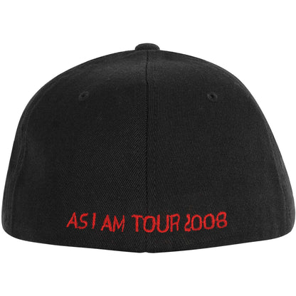 Alicia Keys Red AK Logo Black Cap Baseball Cap Back