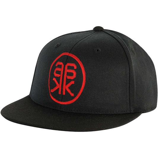 Alicia Keys Red AK Logo Black Cap Baseball Cap Front