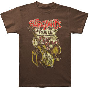 Aerosmith Route Of All Evil 06 Tour Slim Fit T-shirt Front