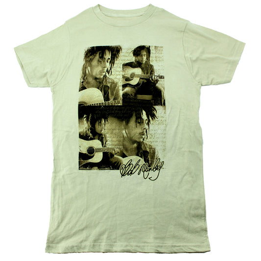 Bob Marley Guitar Concert 40/1 CAF Tee Vintage T-shirt Front