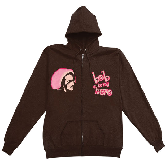 Bob Marley Hero Girls Jr Hooded Sweatshirt Front