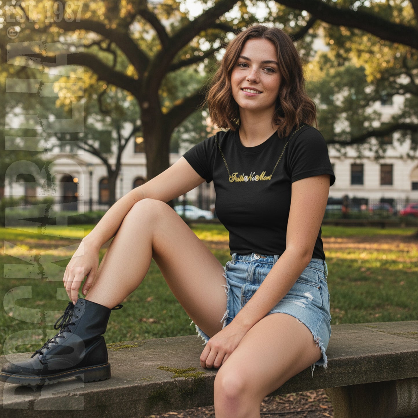 Girl's Gold Chain Tee Junior Top