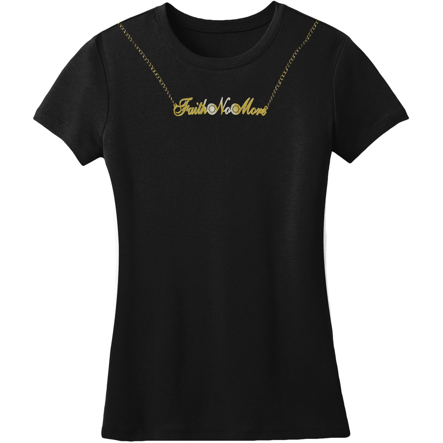Girl's Gold Chain Tee Junior Top