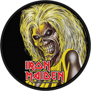 Iron Maiden Killers Face Woven Patch Front