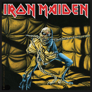 Iron Maiden Piece Of Mind approx. 4"x4" Woven Patch Front