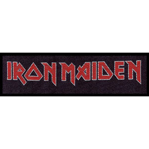 Iron Maiden Logo Woven Jumbo Patch Front