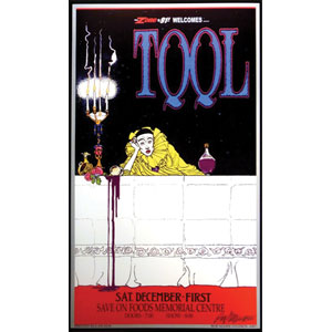 Tool Victoria Concert Promo Poster Front
