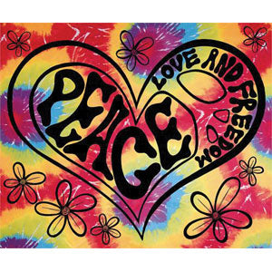 Tapestry Peace, Love Freedom Tapestry
