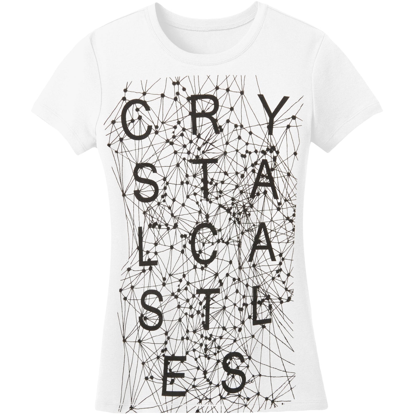 Crystal Castles Girl's Crimewave Junior Top Front
