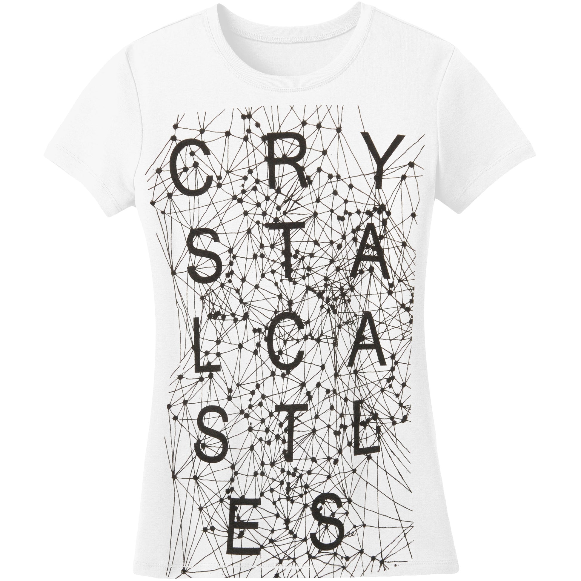 Crystal Castles Girl's Crimewave Junior Top Front