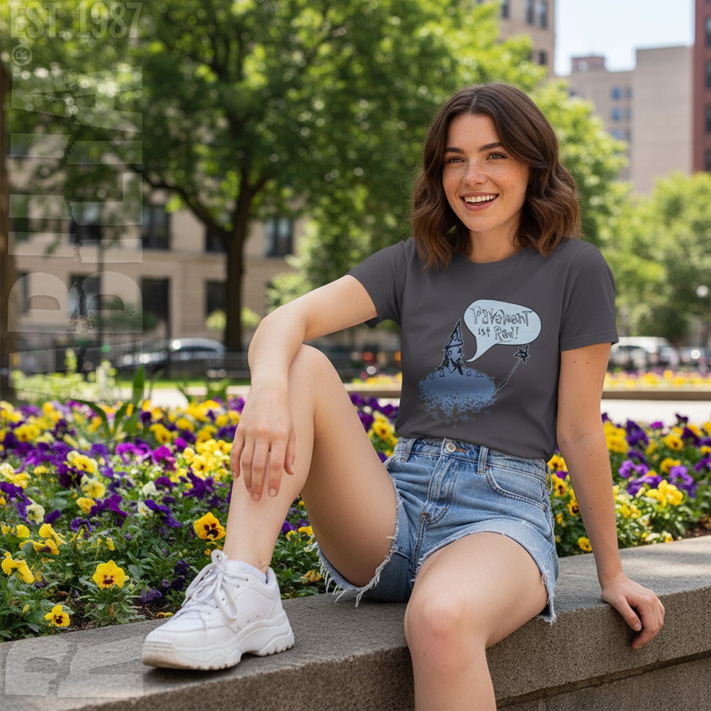 Girl's Grey Wizard Junior Top