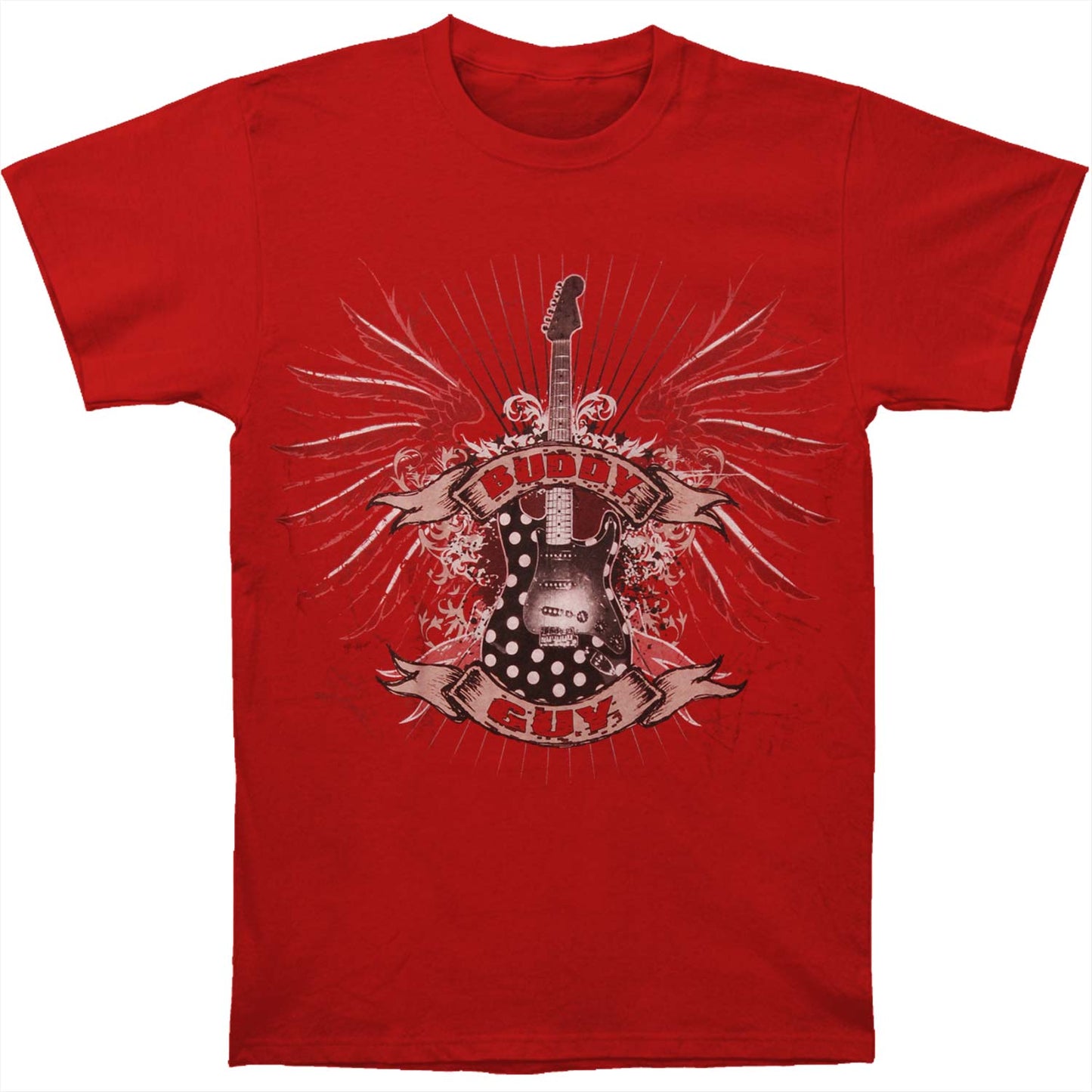 Buddy Guy Gothic Guitar 2009 Tour Slim Fit T-shirt
