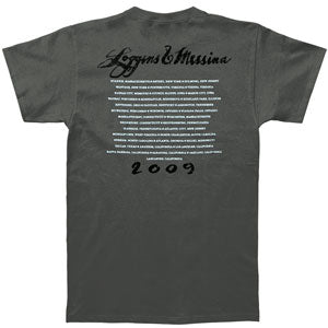 Loggins & Messina Logo 2009 Tour Slim Fit T-shirt Back