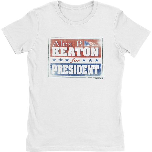 Family Ties Alex For President Womens T-shirt Front