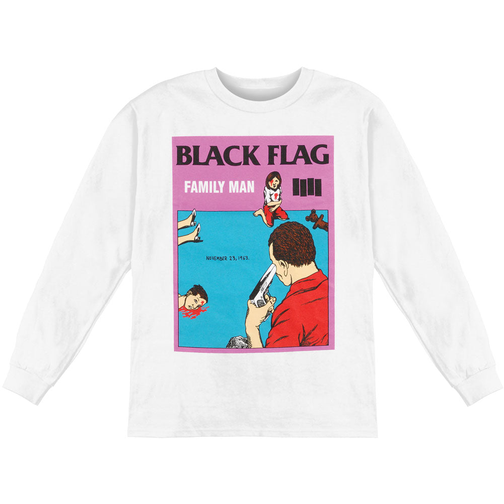 Black Flag Family Man  Long Sleeve Front