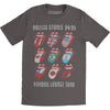 Voodoo Lounge Tour Tongue Logos Slim Fit T-shirt