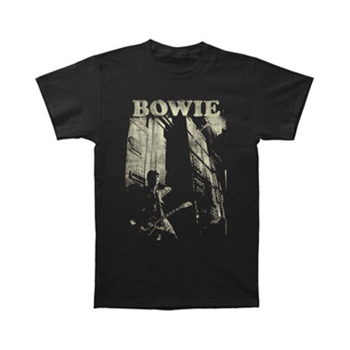 David Bowie Guitar Slim Fit T-shirt Front