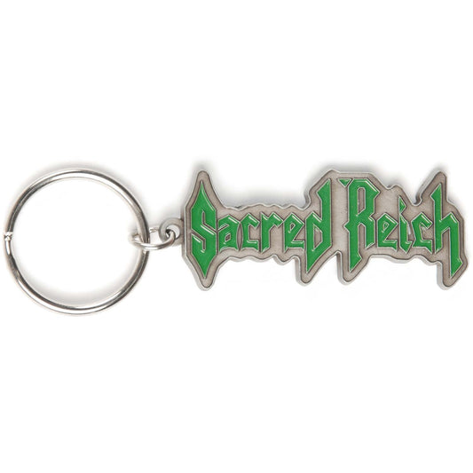 Sacred Reich Logo Metal Key Chain Front