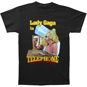 Lady Gaga Telephone 2010/2011 Tour Slim Fit T-shirt Front