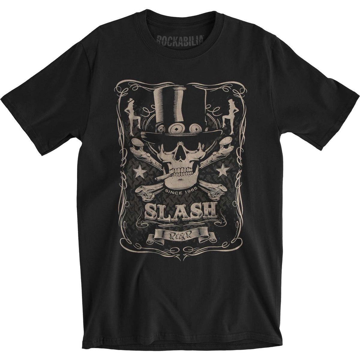 Bottle Of Slash Slim Fit T-shirt Front
