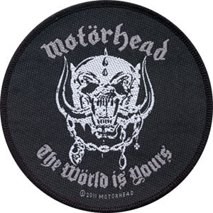 Motorhead The World Is Yours Woven Patch