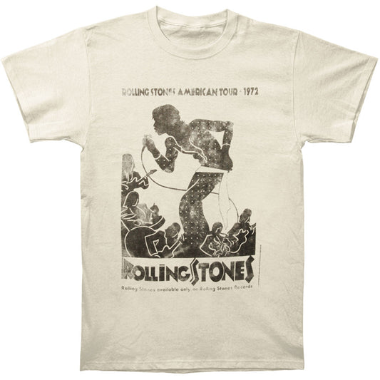 Rolling Stones Vintage Tour Poster Vintage T-shirt Front