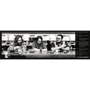 Big Lebowski You're Out Of Your Element Quotes Slim Print Poster