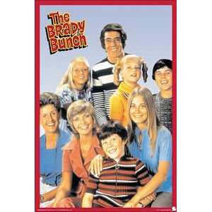 Brady Bunch Group Photo Domestic Poster