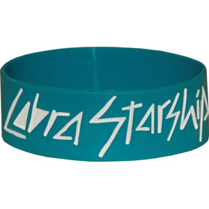 Cobra Starship Logo Rubber Bracelet Front