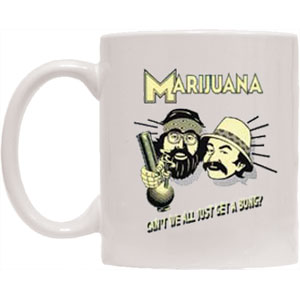 Cheech & Chong Can't We All Coffee Mug Front