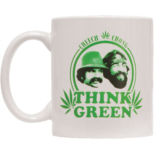 Cheech & Chong Think Green Coffee Mug Front