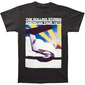 Rolling Stones US Tour Plane Slim Fit T-shirt Front
