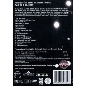 Death Cab For Cutie DVD