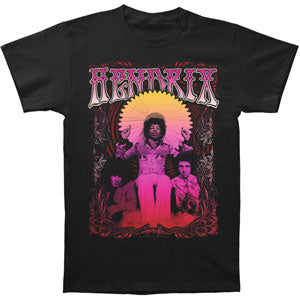 Jimi Hendrix Ferris Wheel Slim Fit T-shirt Front