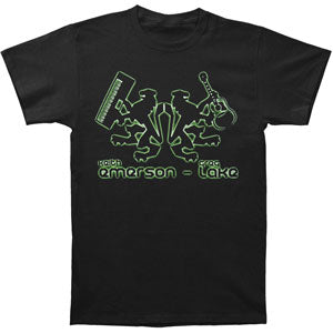 Emerson Lake & Palmer Lions Crest Slim Fit T-shirt Front