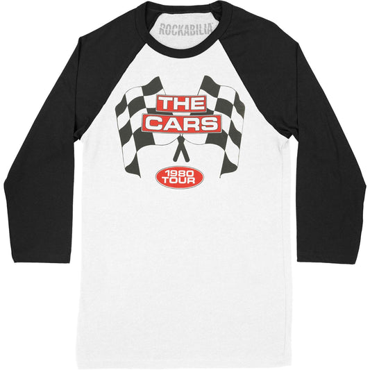 Cars Checkered Flag Baseball Jersey Front