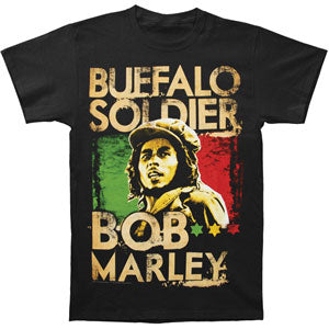 Bob Marley Buffalo Soldier T-shirt Front