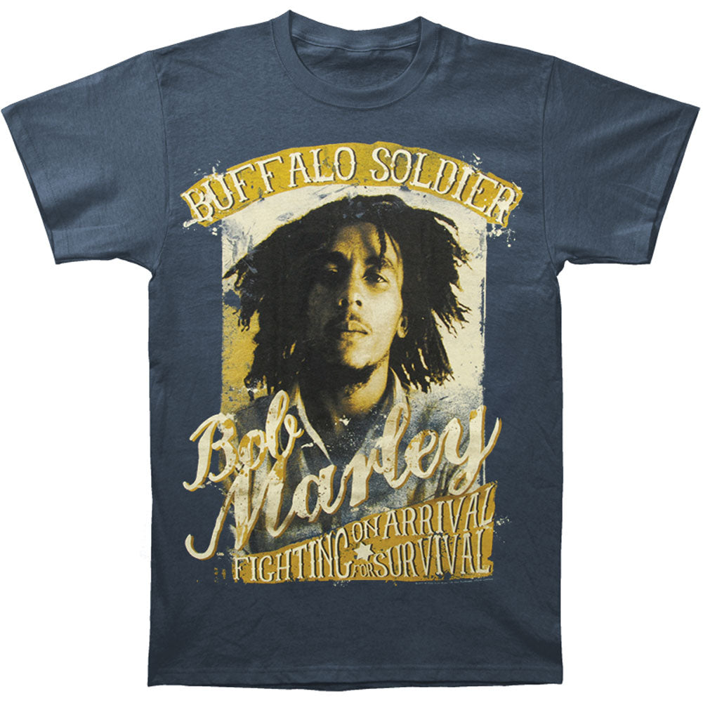 Bob Marley Catch A Fire Fighting Vintage T-shirt Front