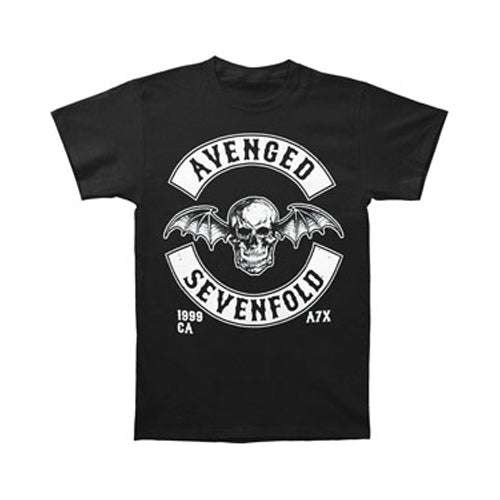 Avenged Sevenfold AVS Deathbat Crest Mens Regular T T-shirt Front