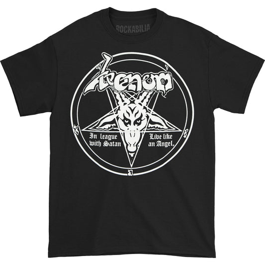 Venom In League With Satan T-shirt Front