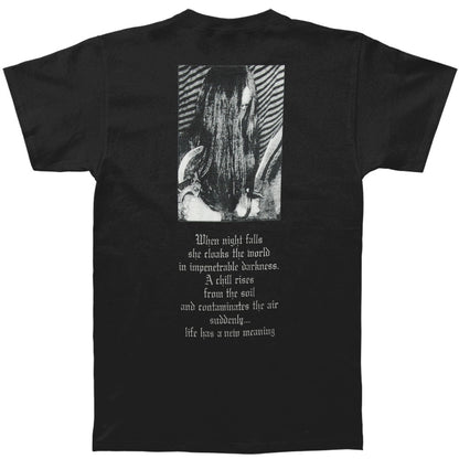 Burzum When Night Falls (Metallic Ink) T-shirt Back