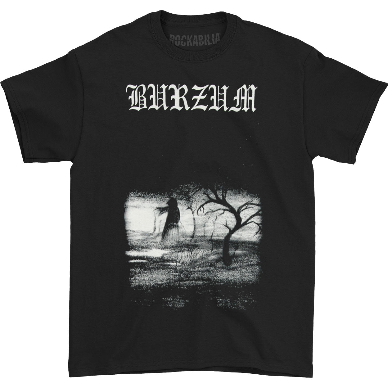 Burzum When Night Falls (Metallic Ink) T-shirt Front