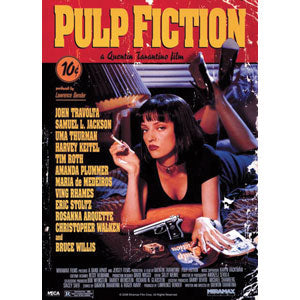 Pulp Fiction Uma Subway Poster Front