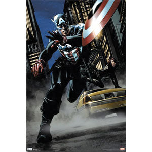 Captain America Comic Domestic Poster