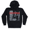 Splatter Zippered Hooded Sweatshirt