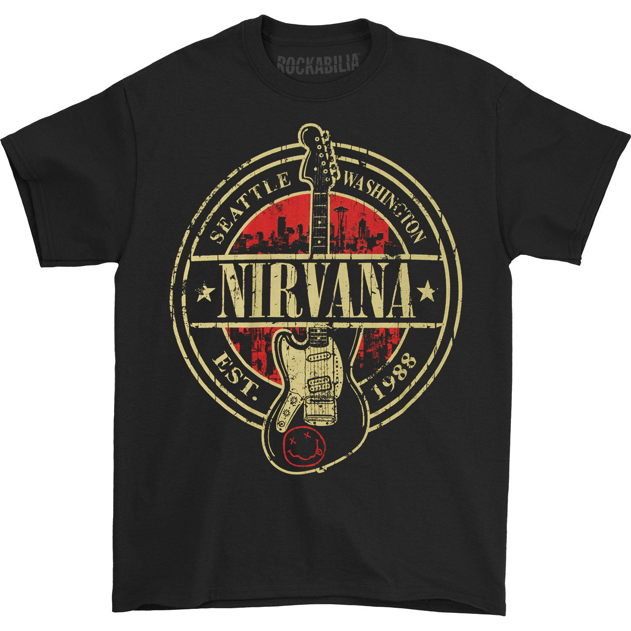 Est 1988 Guitar Stamp T-shirt