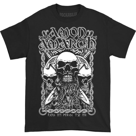 Amon Amarth Bearded Skull T-shirt Front